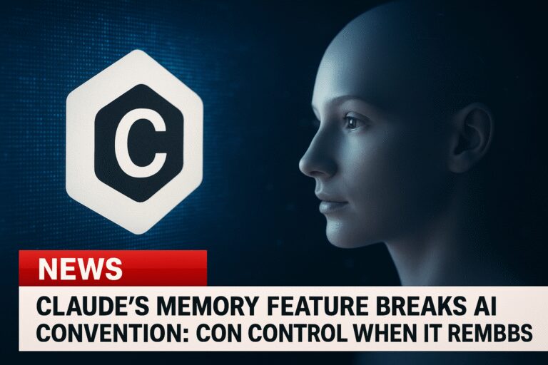 Claude's Memory Feature Breaks AI Convention: You Control When It Remembers Past Conversations