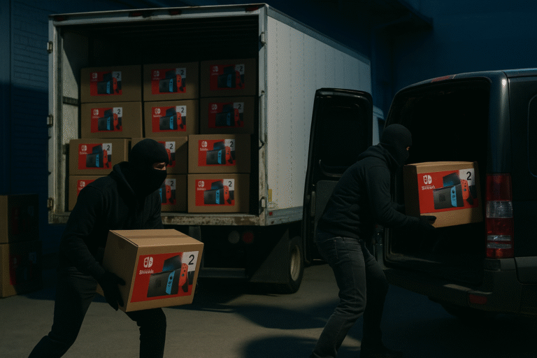 Cargo Thieves Make Off With Nearly 3,000 Nintendo Switch 2 Consoles Worth $1.4 Million