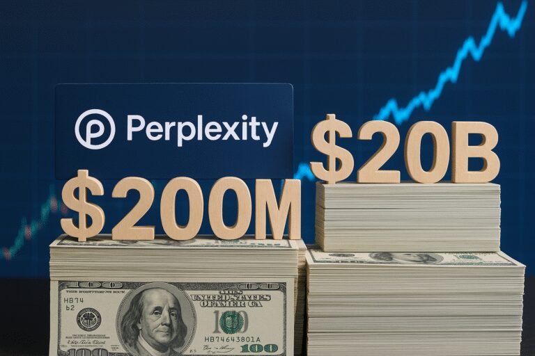 Perplexity AI Secures $200M Funding Round, Valuation Skyrockets to $20B
